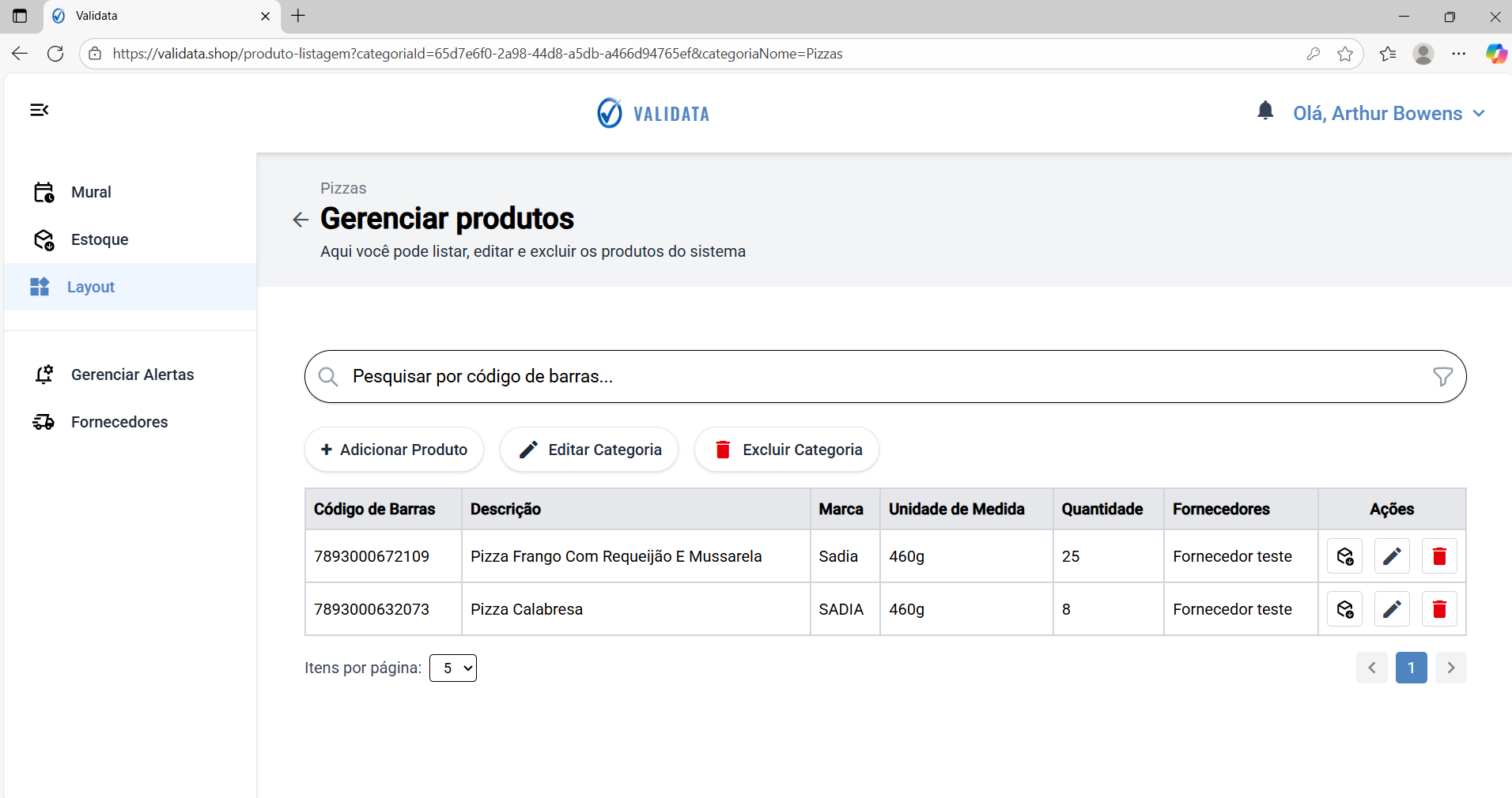 Validata - Tela 6
